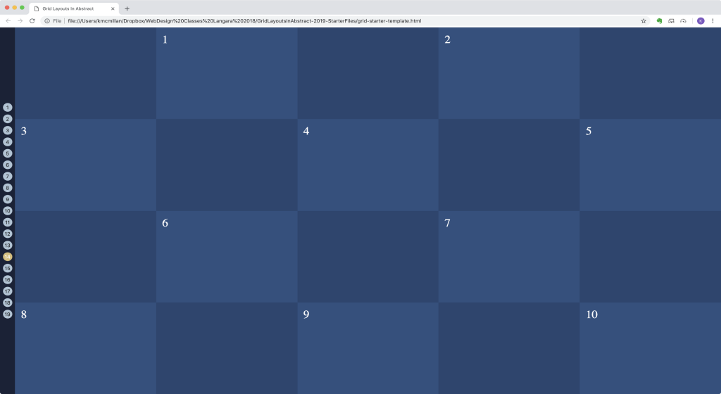 CSS Grid “Layouts in Abstract” Exercise 2019 – WRMF.ca (Transferred)